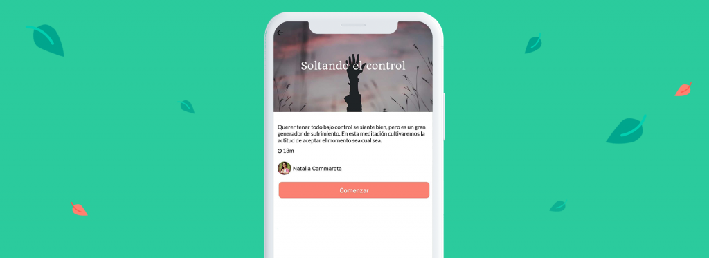 Soltando el control